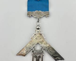 Sterling Masonic pin dated 1961