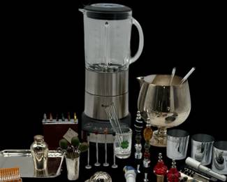Breville blender, bar supplies