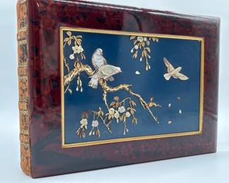Vintage Japanese lacquered photo album