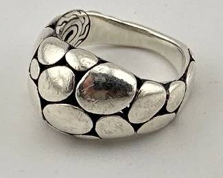 John Hardy sterling Pebble ring