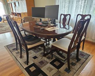 **Computer Equipment Not For Sale** Dining Table with 6 Chairs