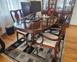 **Computer Equipment Not For Sale** Dining Table with 6 Chairs