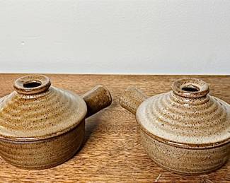 Mid Century Modern Stoneware Ramekins