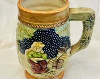 This is a Japanese relief beer stein.