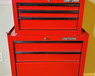 Rolling Craftsman Double Tool Box