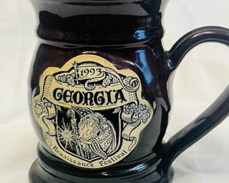 1993 Georgia Renaissance Festival commemorative mug