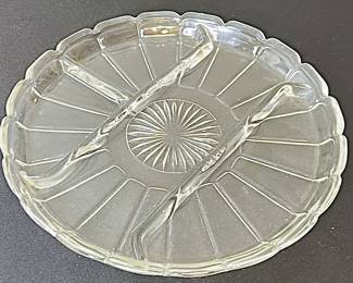 Vtg Indiana Glass Colonial Starburst Mid Century