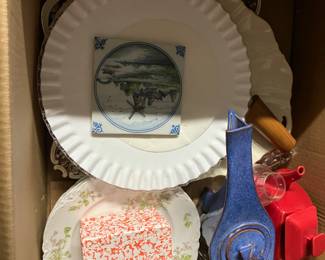 serving plates and decorative ceramics for sale.