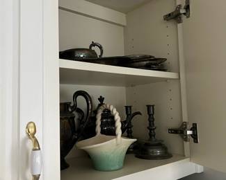 silver and ceramics, antiques