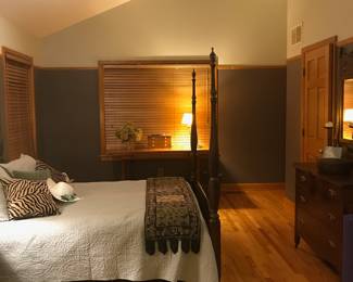 four poster bed and furniture for sale