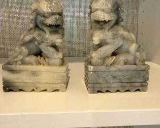 Pair Foo Dog Bookends