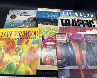 Vintage LPs, Vinyl Albums: Steely Dan, Joe Walsh, and More!