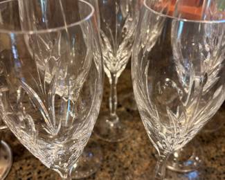 Set of 5 Glass Wine Glasses