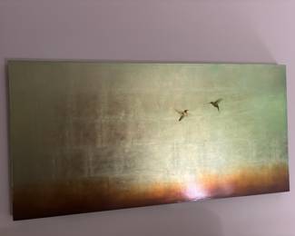 Contemporary Style Hummingbird Artwork