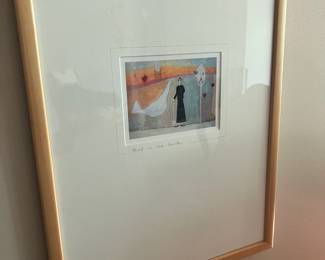 Lithographs "Bird in the Garden" by Annora Spence