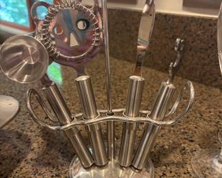 WMF Whimsical Character Stainless Steel Cocktail Tool Set