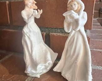 Royal Doulton "Thank You" & "Christmas Carols" Figurines