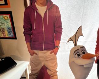 One Direction Niall Horan Cardboard Cutout, Disney's Frozen Olaf Cardboard Cutout
