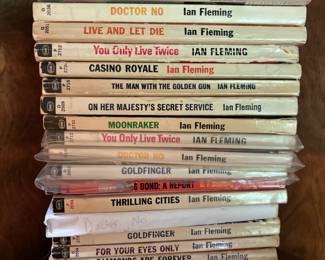 Assortment of Ian Fleming Books