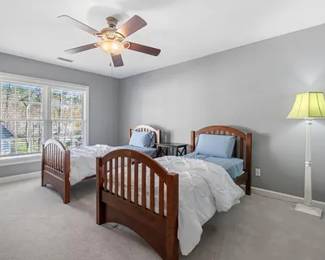 Twin beds/bunk beds. Hardware and ladder included.