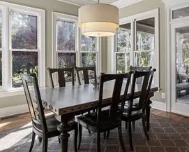 Unique dining table for 6. Beautiful detail. A must see!