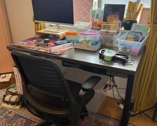 Art Supplies, Stickers, Computer Monitors, Office Chair, Rug, Greeting Cards, Stationary