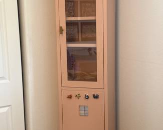 Pink Metal Cabinet