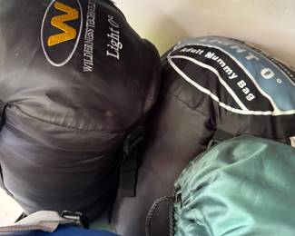 Zero degree sleeping bags