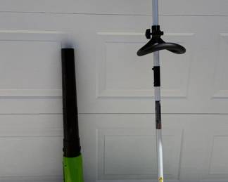 Greenworks 40V Cordless String Trimmer Blower Combo Kit with Battery Charger
