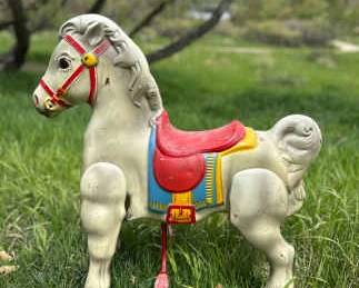 Vintage 1950s MOBO Bronco RideOn Horse Made in England