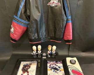 Colorado Avalanche CollectionSigned Photos, Leather Jacket, Bobbleheads More