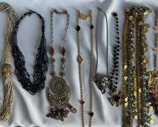 Eclectic GlobalInspired Necklace Collection 8 Pieces