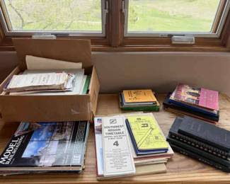 Railroad Collectors Mystery Lot Manuals, Timetables, Ephemera More