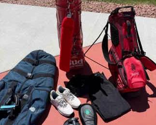 Golf Gear Set Budweiser Titleist Bags, Wedges, Shoes Accessories