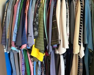 HUGE Mens Polo Shirt Collection Size L