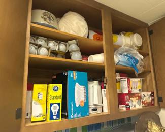 Lightbulbs & party supplies