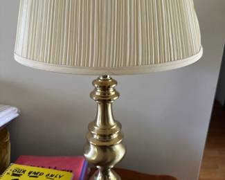 Brass table lamp