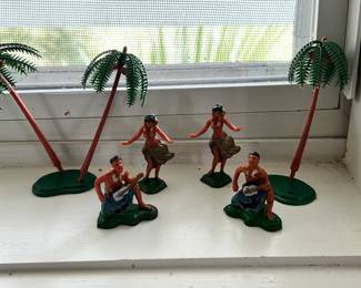 Vintage cake toppers