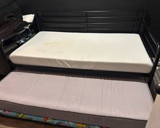 1 of 2 trundle beds. Including 4 mattresses