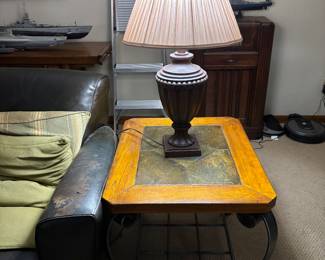 End Table and Lamps