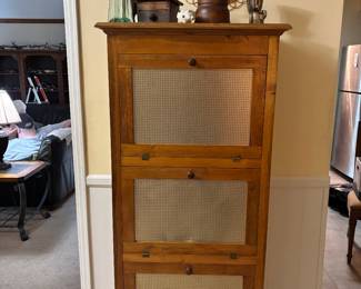 Nice Pie Safe/ Do Dads