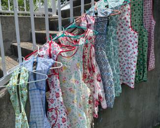 Amazing vintage aprons!