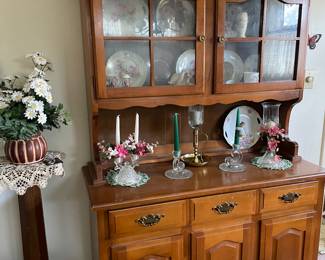 Dish cabinet and plant stand