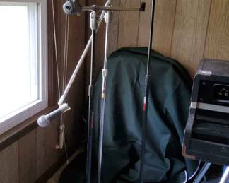 Microphone Stands And Microphone