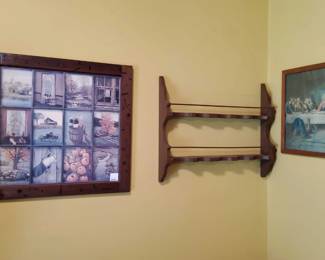 Wall Art And Plate Display Shelf