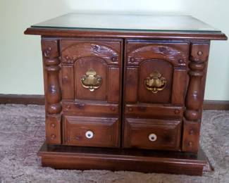 Glasstop Side Table