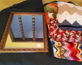 Crochet Blankets And Mirror
