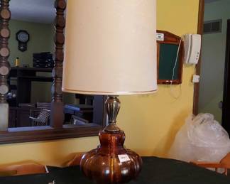 Large Orange Lamp