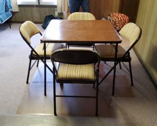 Card Table And Chairs