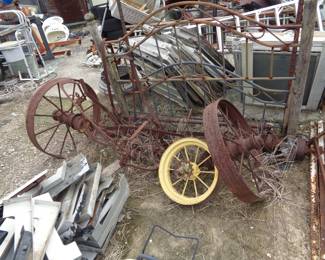 VINTAGE METAL WHEELS